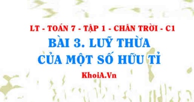 Tích và thương của hai luỹ thừa cùng cơ số, luỹ thừa của luỹ thừa? Toán 7 bài 3 Chân trời Tập 1 c1